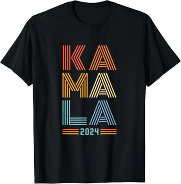 Kamala Harris 2024 Presidential Election T-Shirt Custom Printed Graphic T Shirts Unisex Summer Streetwear Tops Camisetas