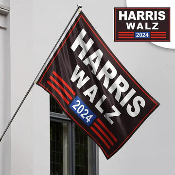 Harris Walz 2024 Election Flag Outdoor Banner All Weather Kamala Harris Decoration Double Sided 60x90 90x150cm Flags